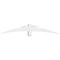 Ekena Millwork Davenport Architectural Grade PVC Gable Bracket, 72"W x 12"H x 4"D x 4"F, 4/12 Pitch GBP072X12X0404DAV00 - alternate 5